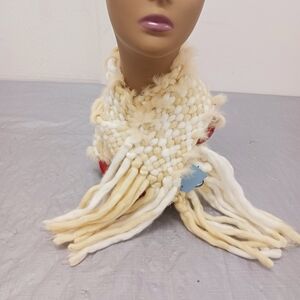 Baby Alpaca Handmade Chunky Knit Scarf With Friends